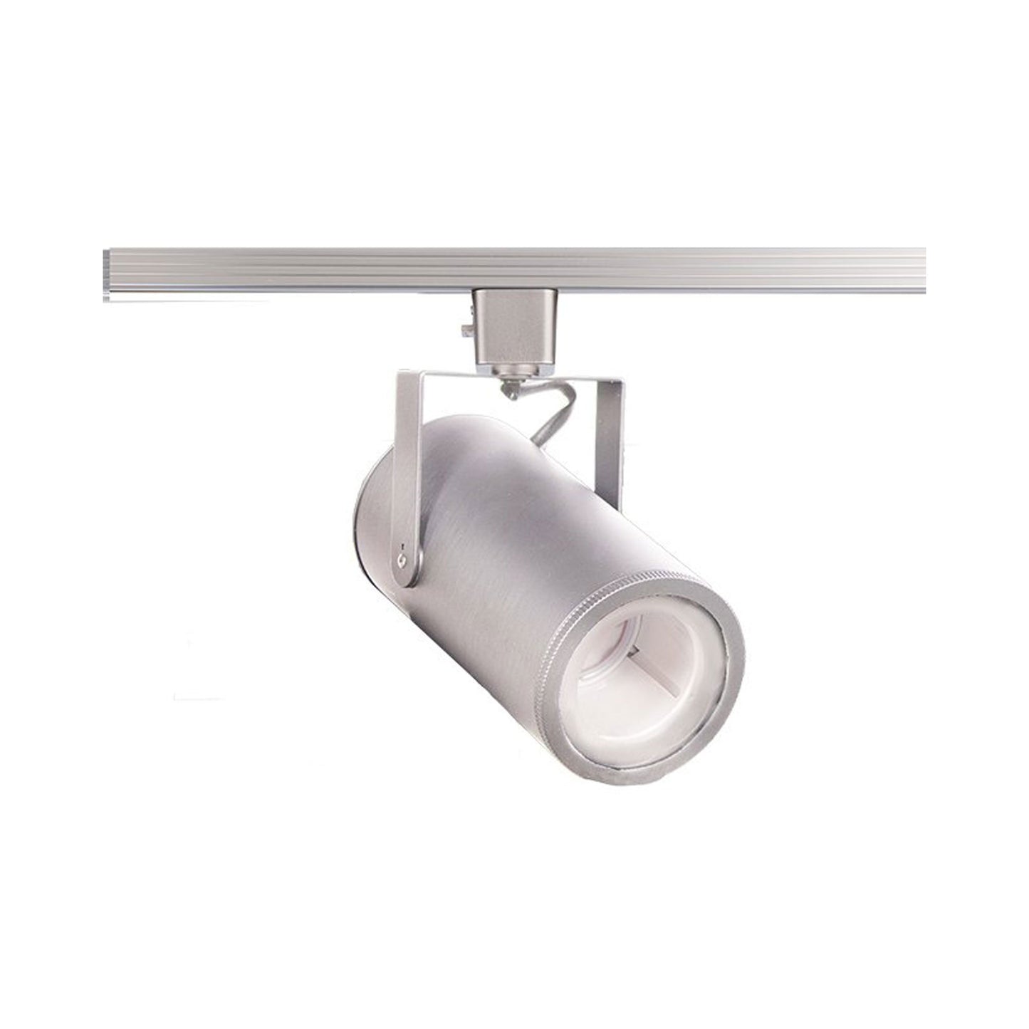 Silo X42 LED Track Head in Brushed Nickel.