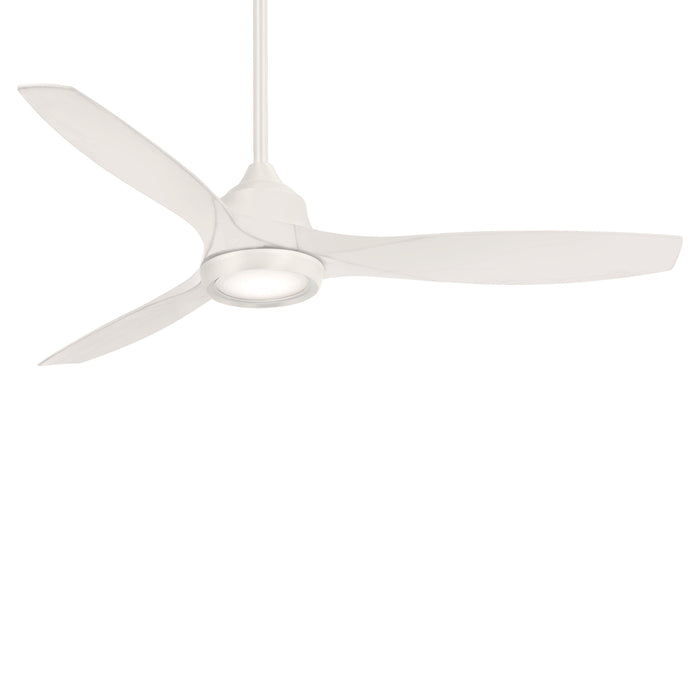 Skyhawk LED Ceiling Fan in Flat White.