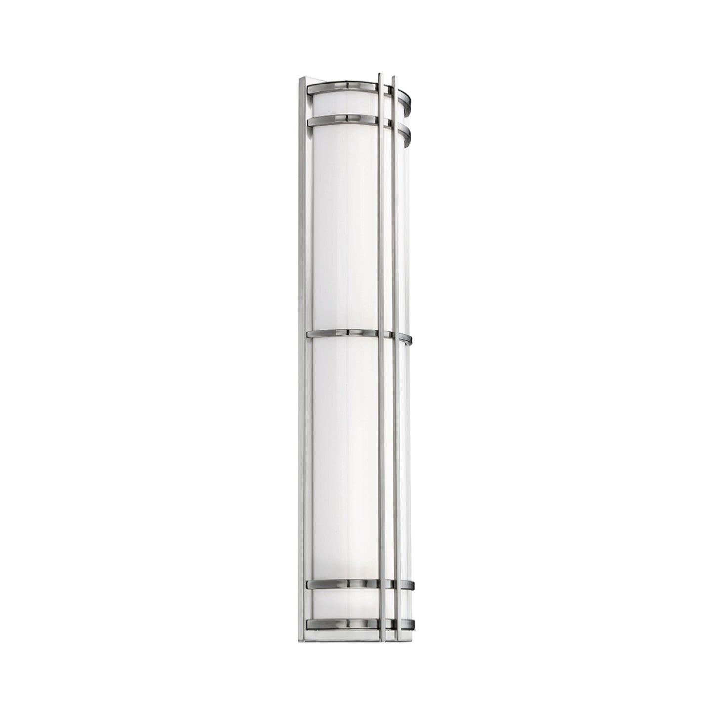 Skyscraper Outdoor LED Wall Light in Stainless Steel (37-Inch).