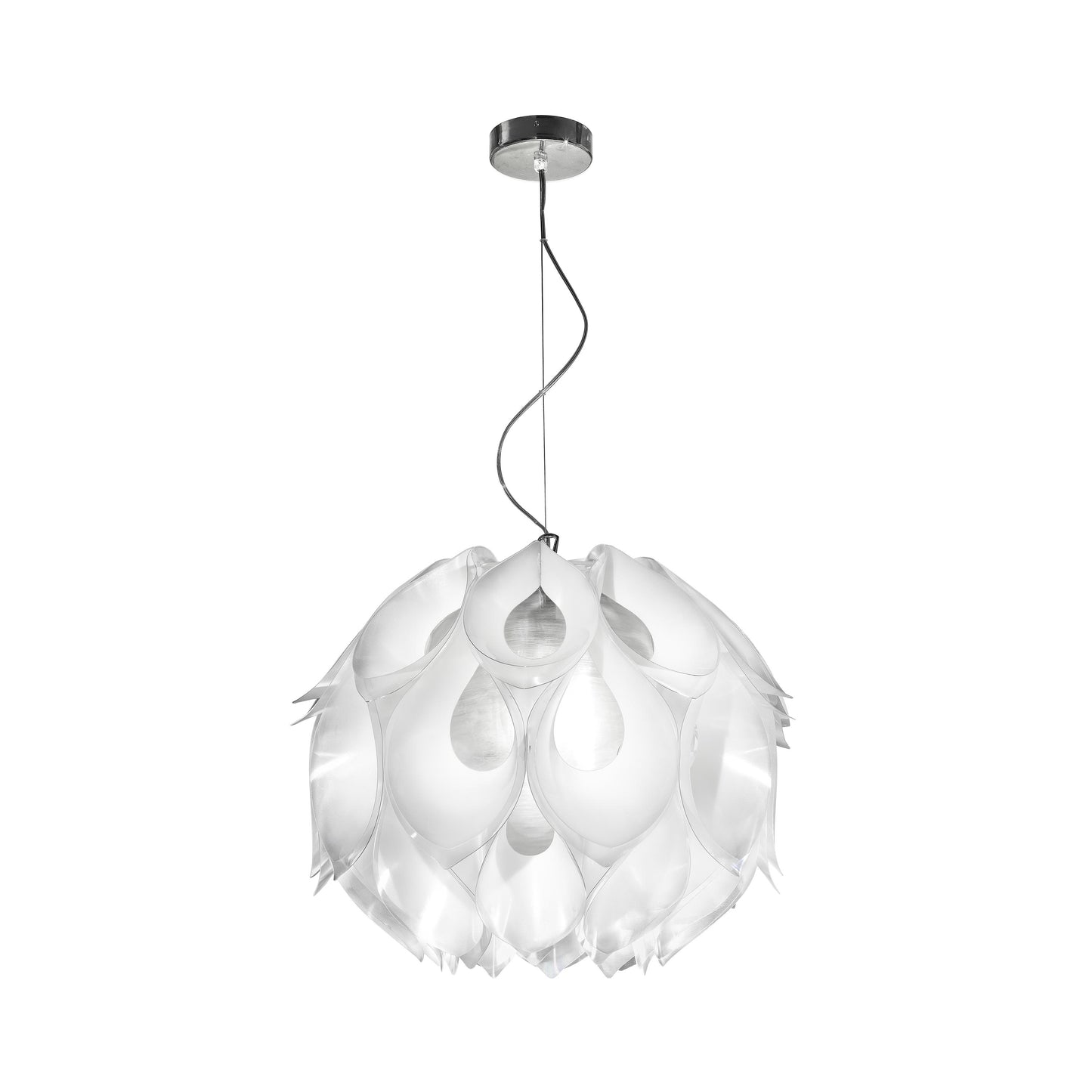 Flora Pendant Light in White.