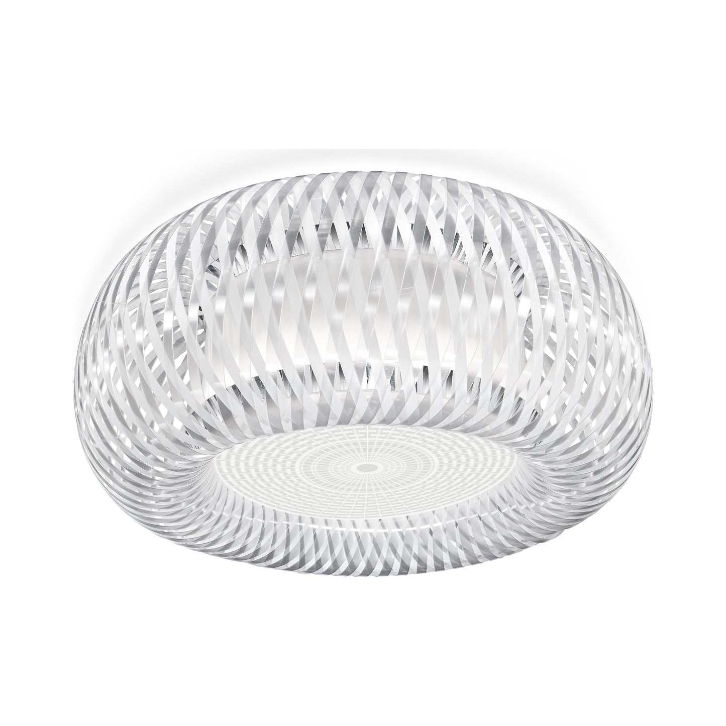 Kalatos Flush Mount Ceiling Light in Black/Gold.