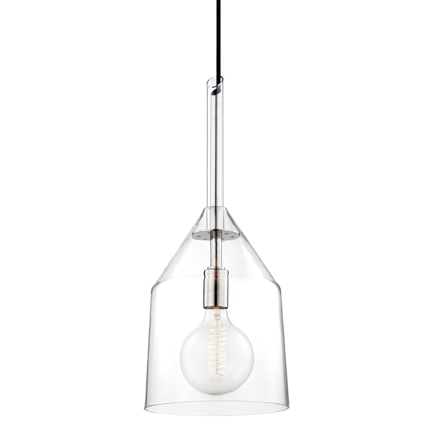 Sloan Pendant Light in Polished Nickel (Large).