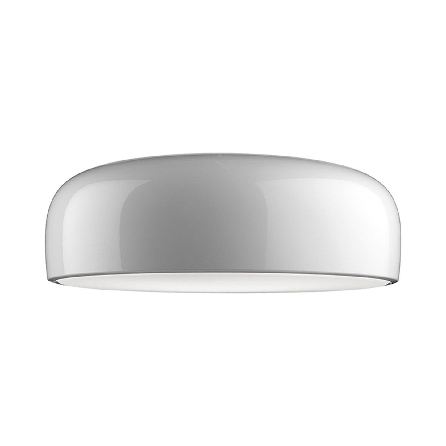 Smithfield C LED Flush Mount Ceiling Light in White.