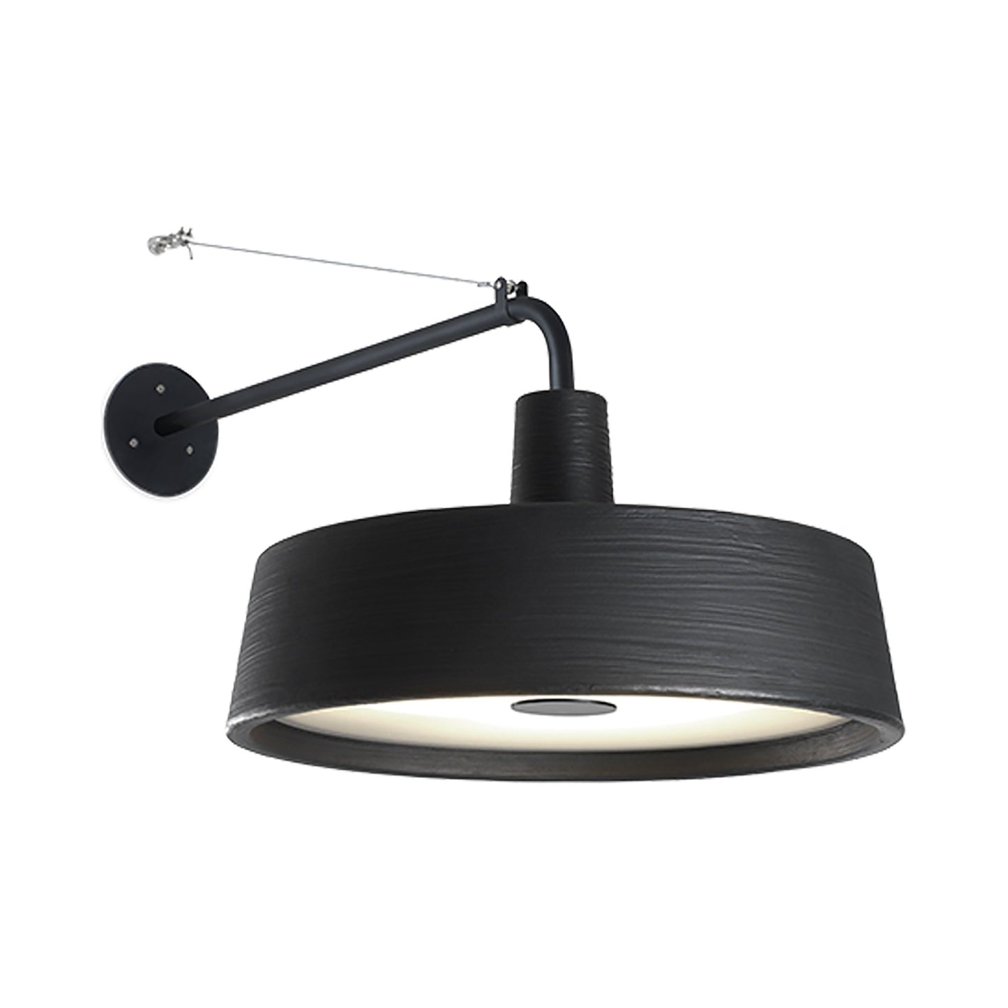 Soho Outdoor LED Wall Light in Black (Large).