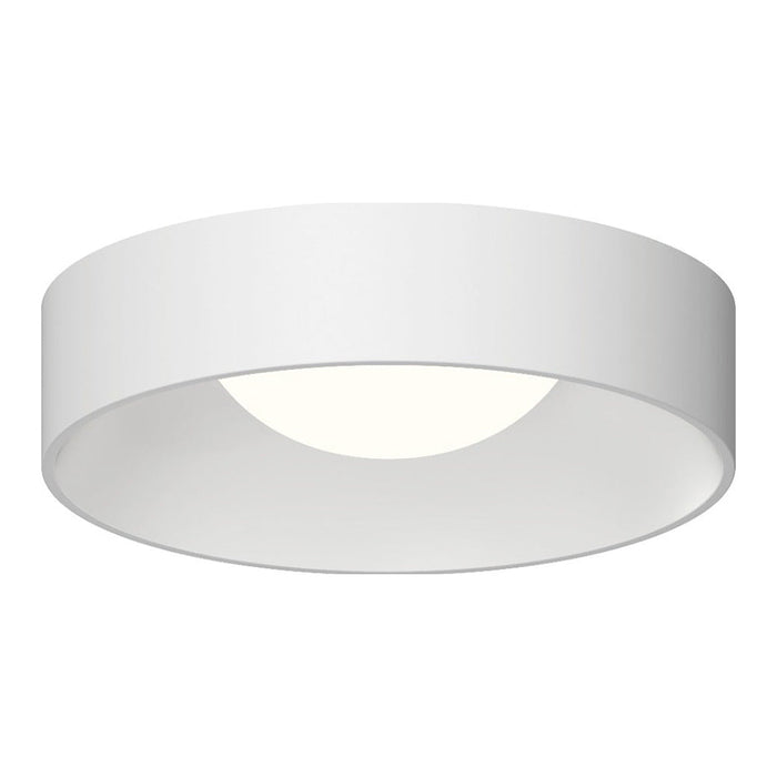 Ilios™ LED Flush Mount Ceiling Light in Satin White (22-Inch).