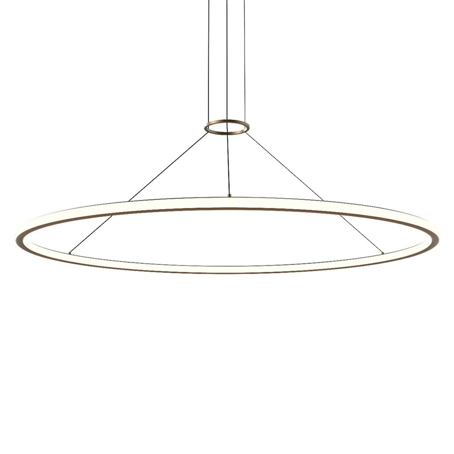 Luna™ LED Pendant Light in Satin Brass (60-Inch).