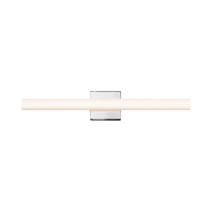 SQ-bar LED Bath Vanity Light in Polished Chrome (Medium).