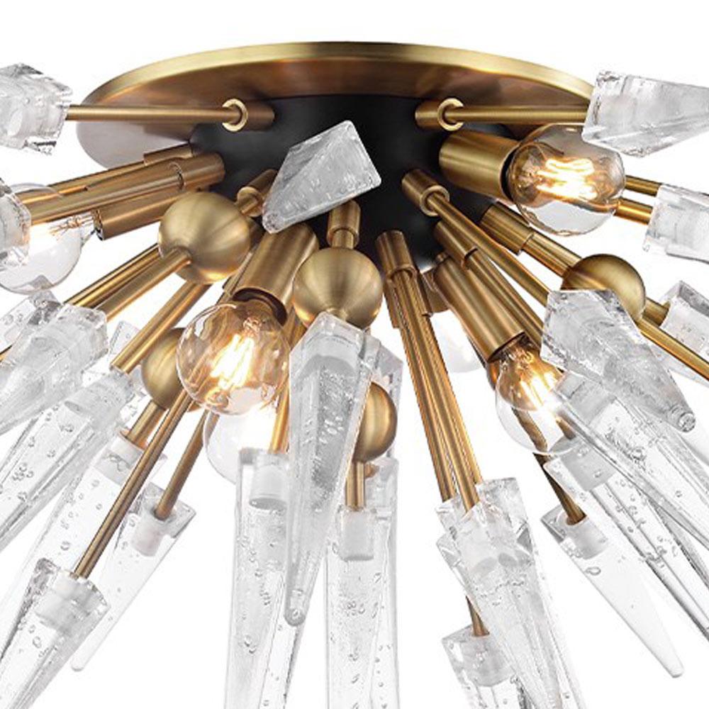 Sparta Semi-Flush Mount Ceiling Light in Detail.