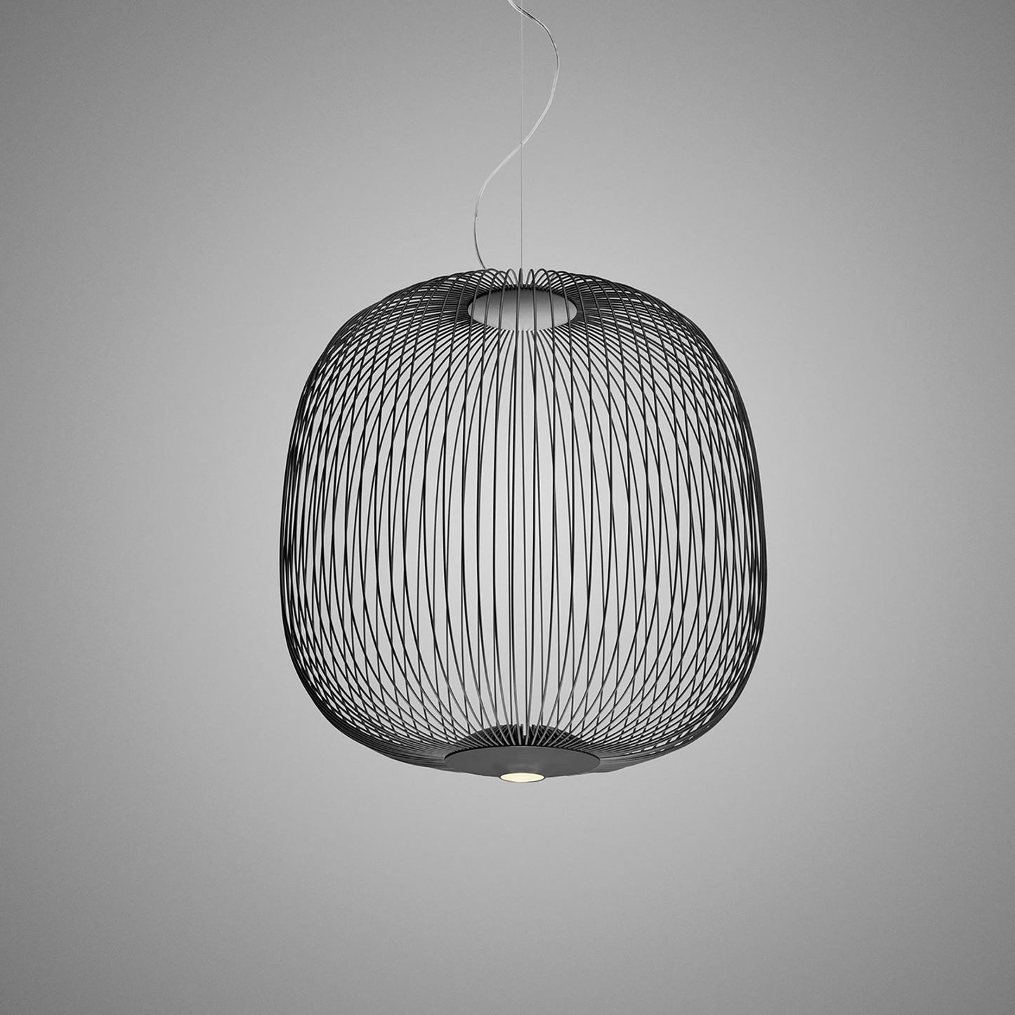 Spokes 2 LED Pendant Light in Graphite (Small).