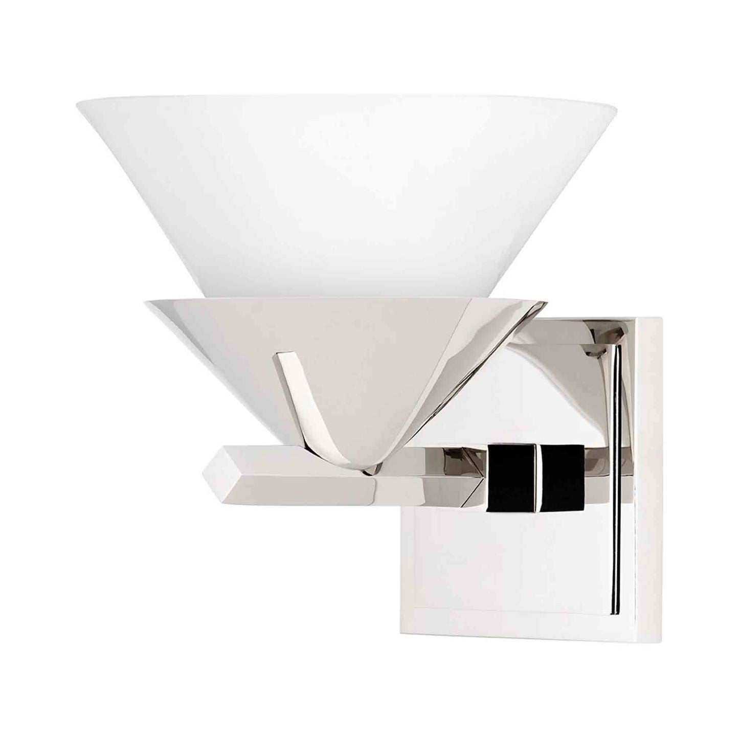 Stillwell Wall Light in Polished Nickel (1-Light).