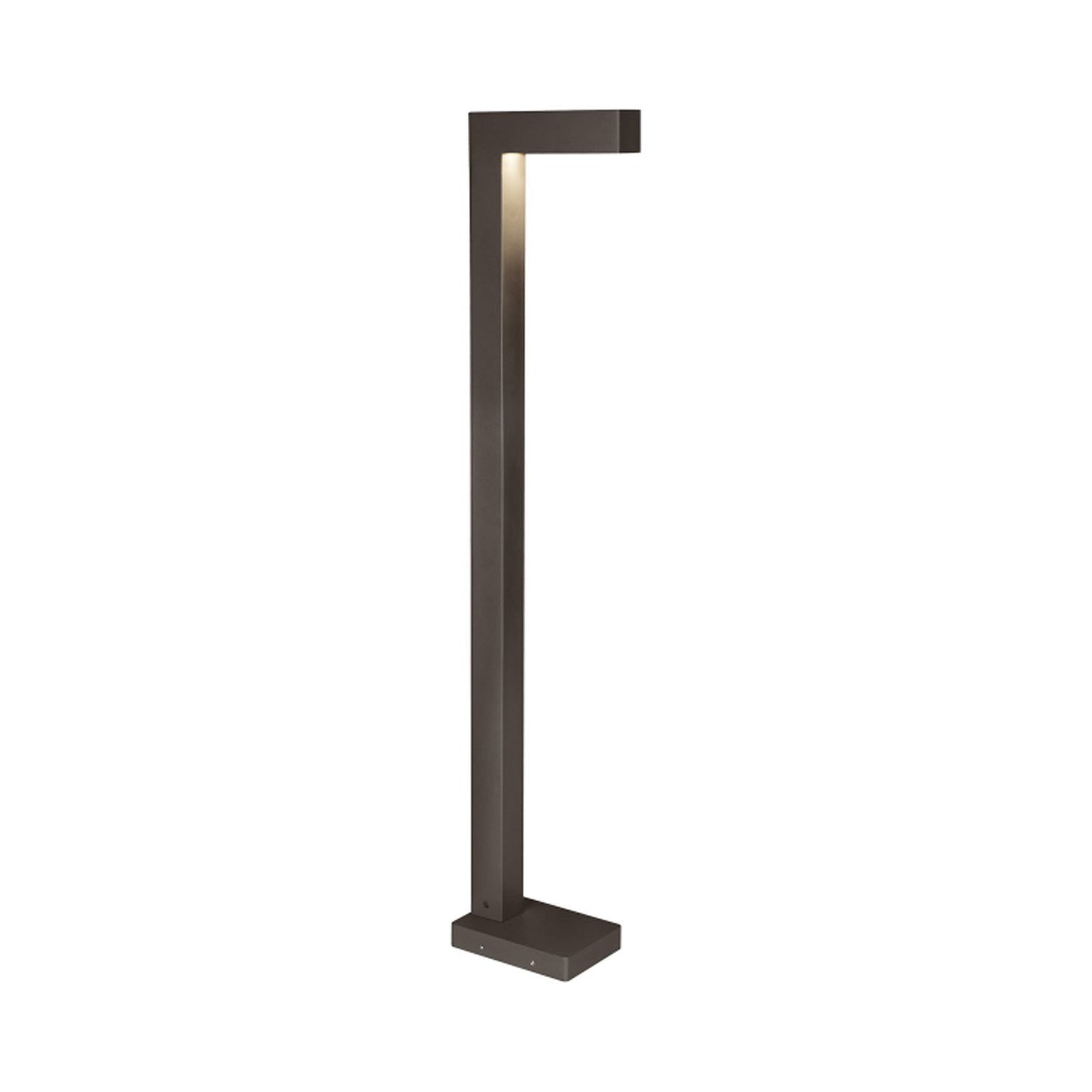 Strut LED Bollard in Bronze.