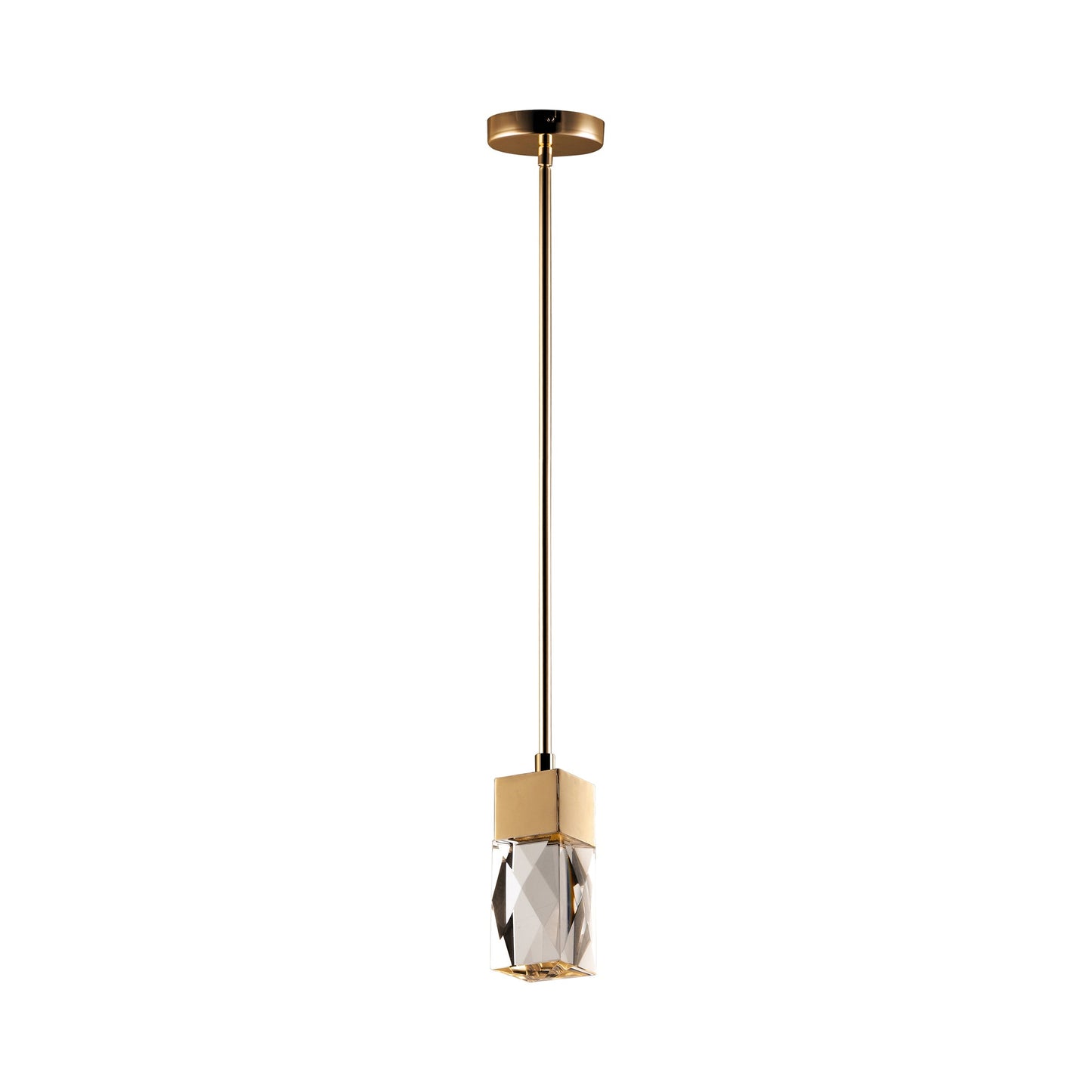 Empire LED Pendant Light in French Gold.