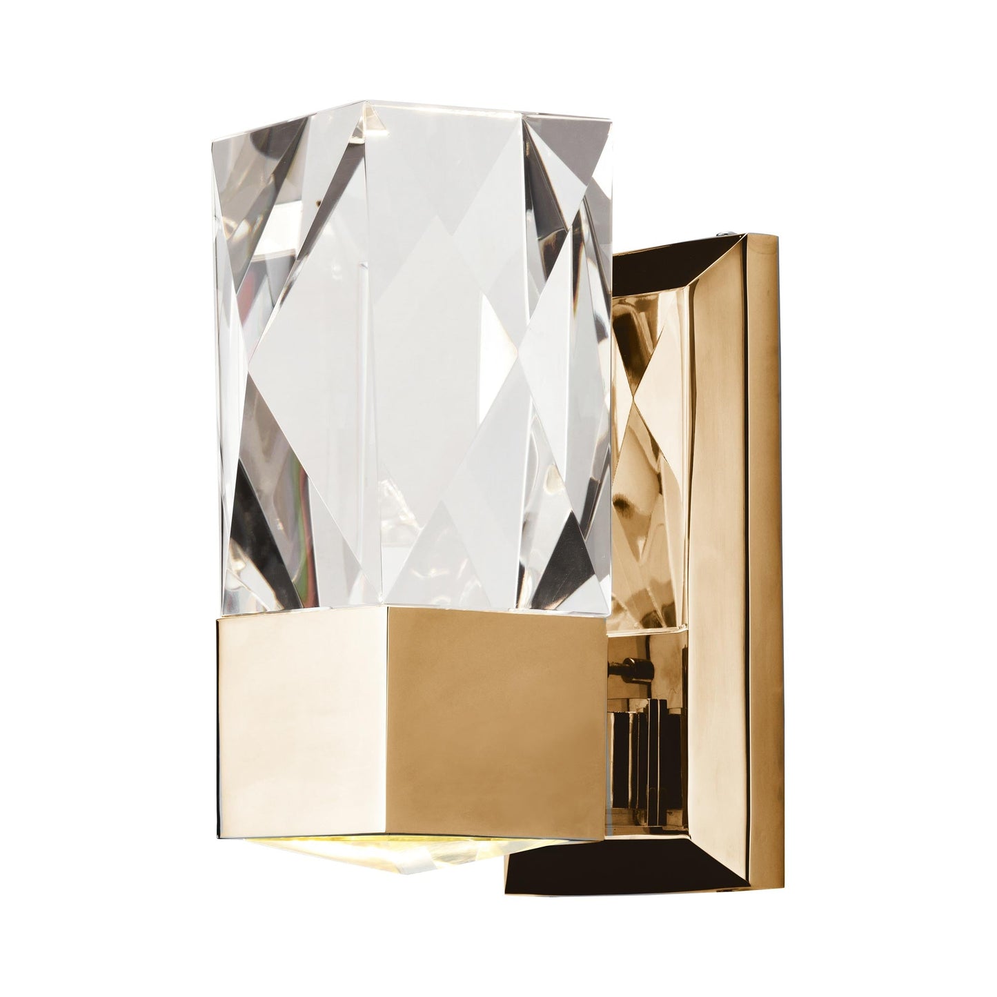 Empire LED Wall Light in French Gold.