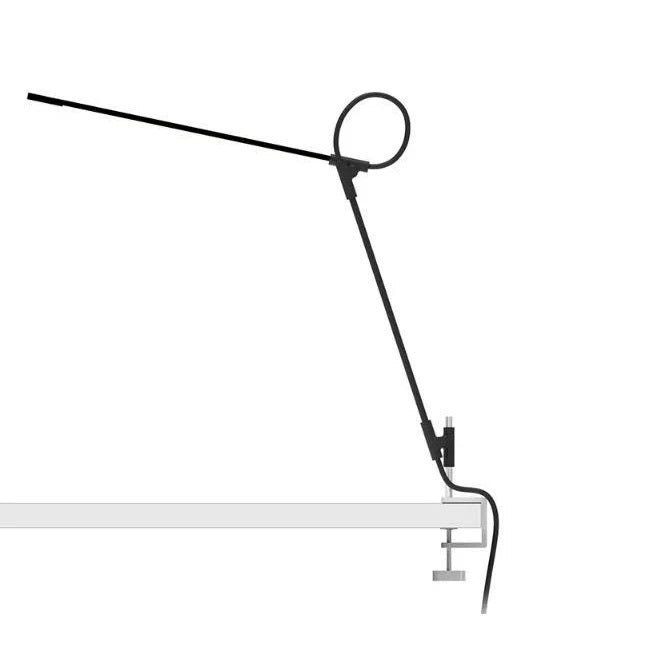 Superlight LED Clamp Table Lamp in Black.