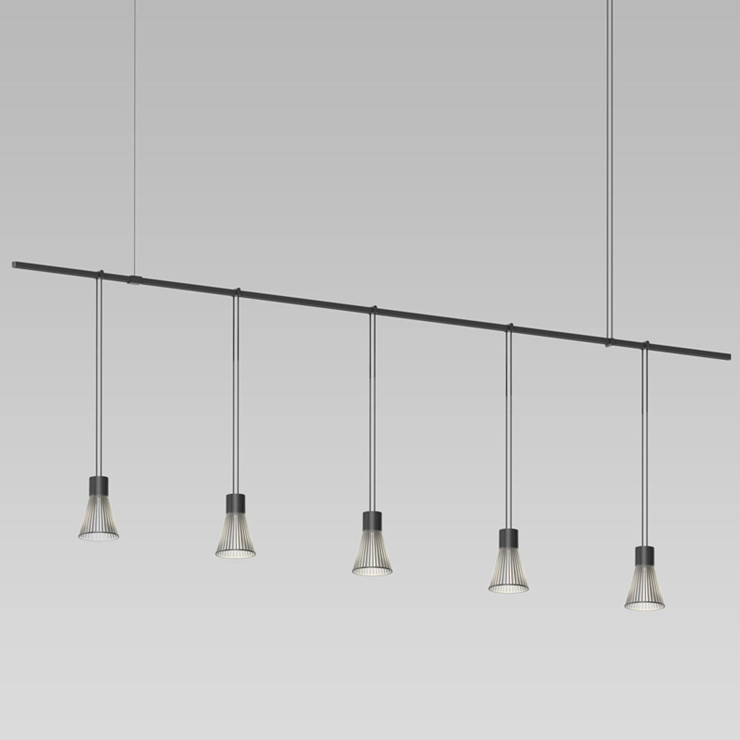 Suspenders® 1-Tier Linear LED Pendant Light in Detail.