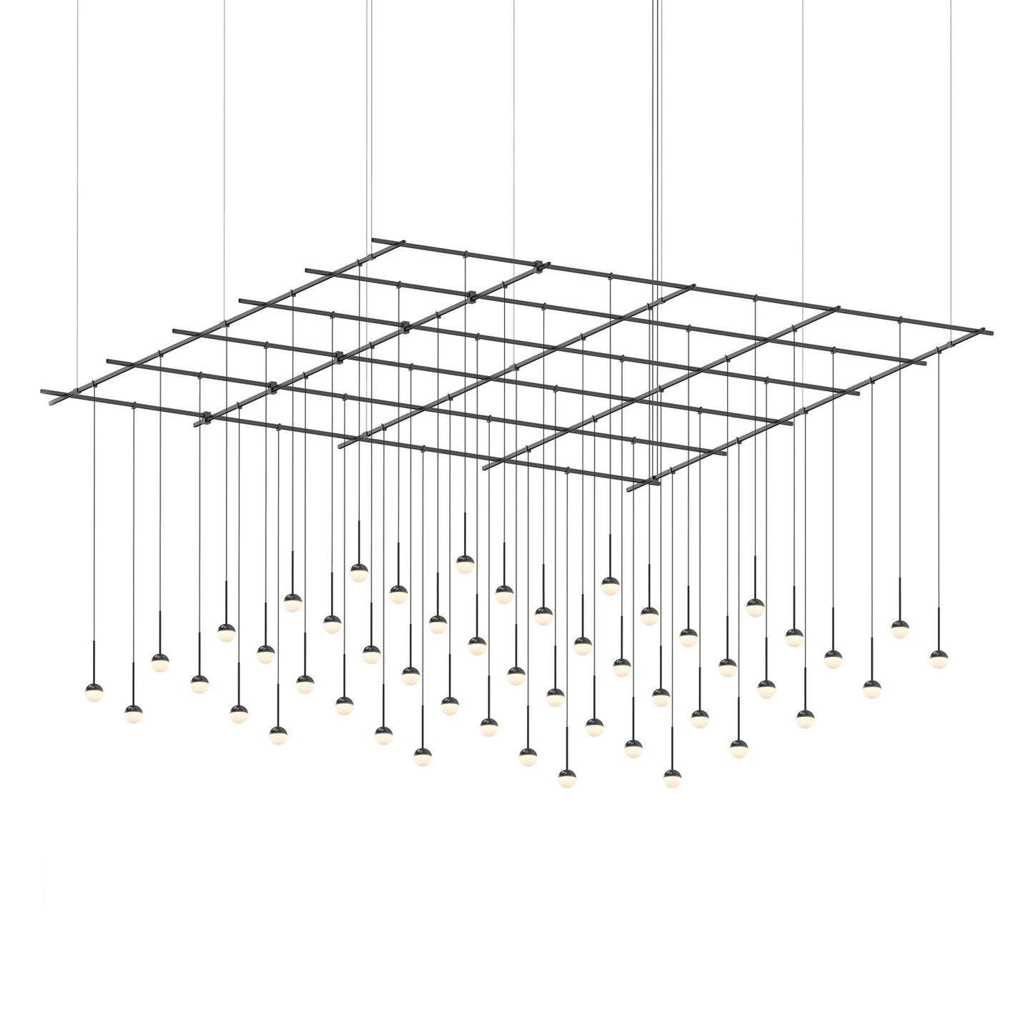 Suspenders® Gridscape LED Pendant Light (Monoline Ball Pendants).