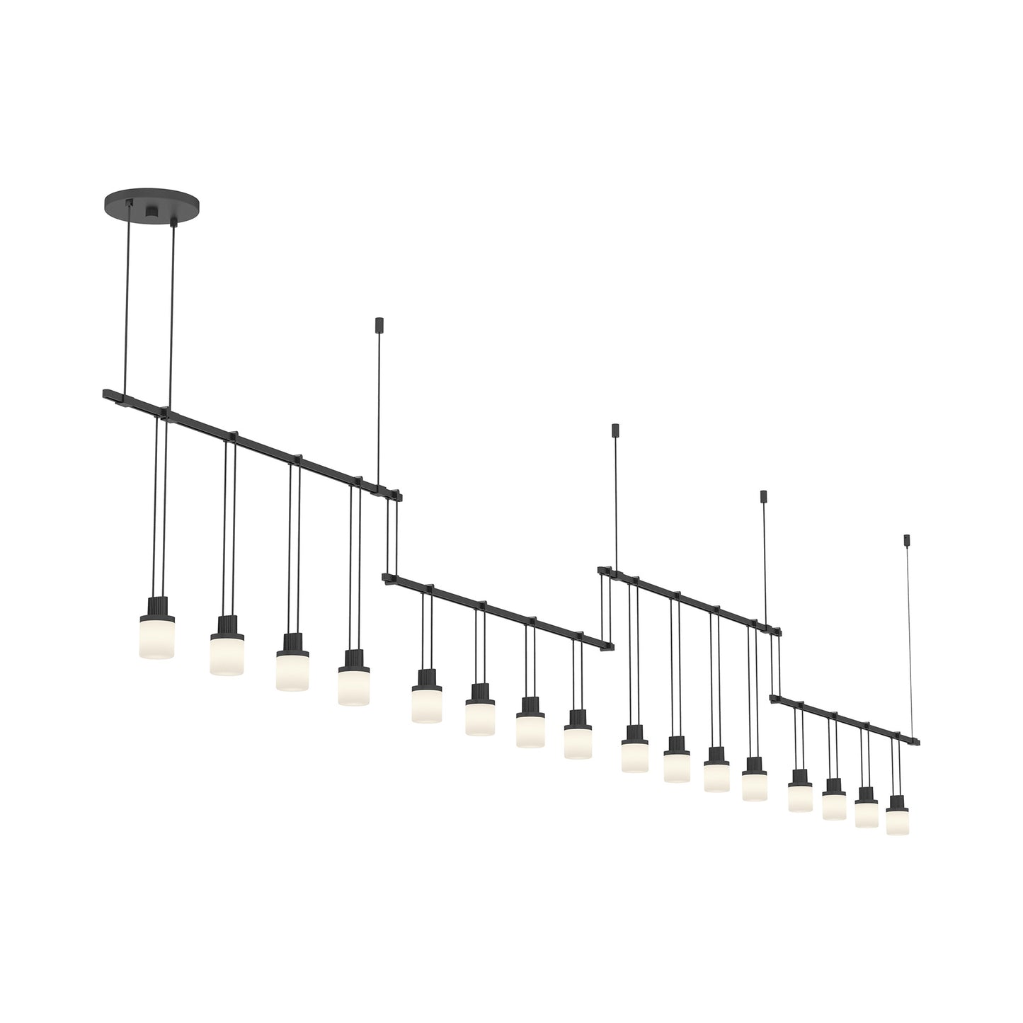 Suspenders®Offset Linear LED Pendant Light (Drum).