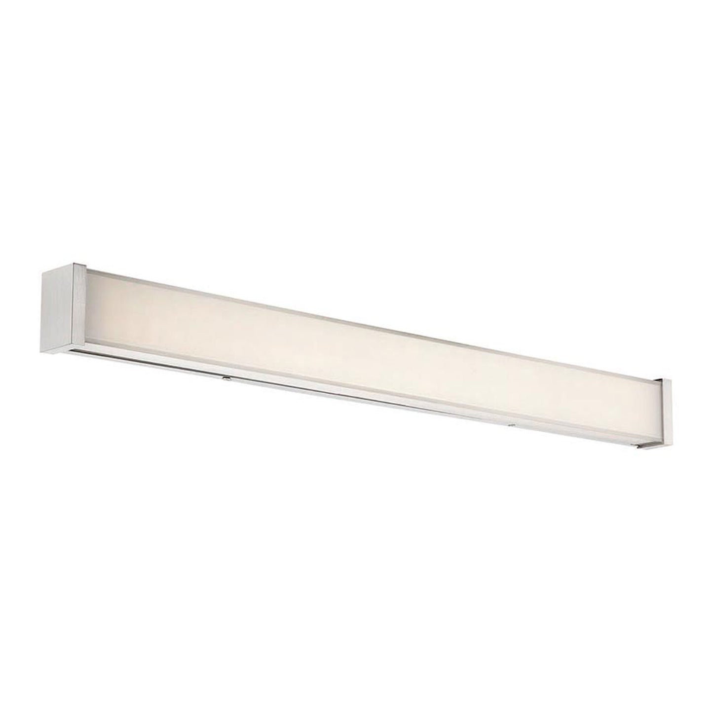 Svelte LED Bath Vanity Wall Light in Brushed Nickel (Large).