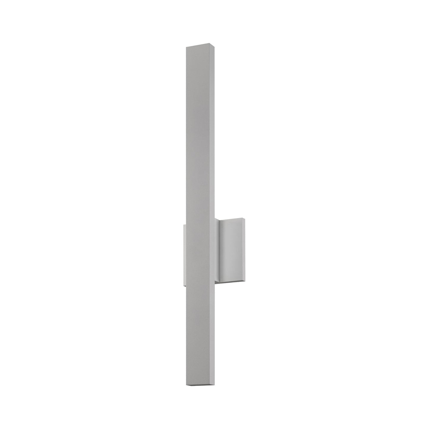 Sword Outdoor LED Wall Light in Textured Gray.