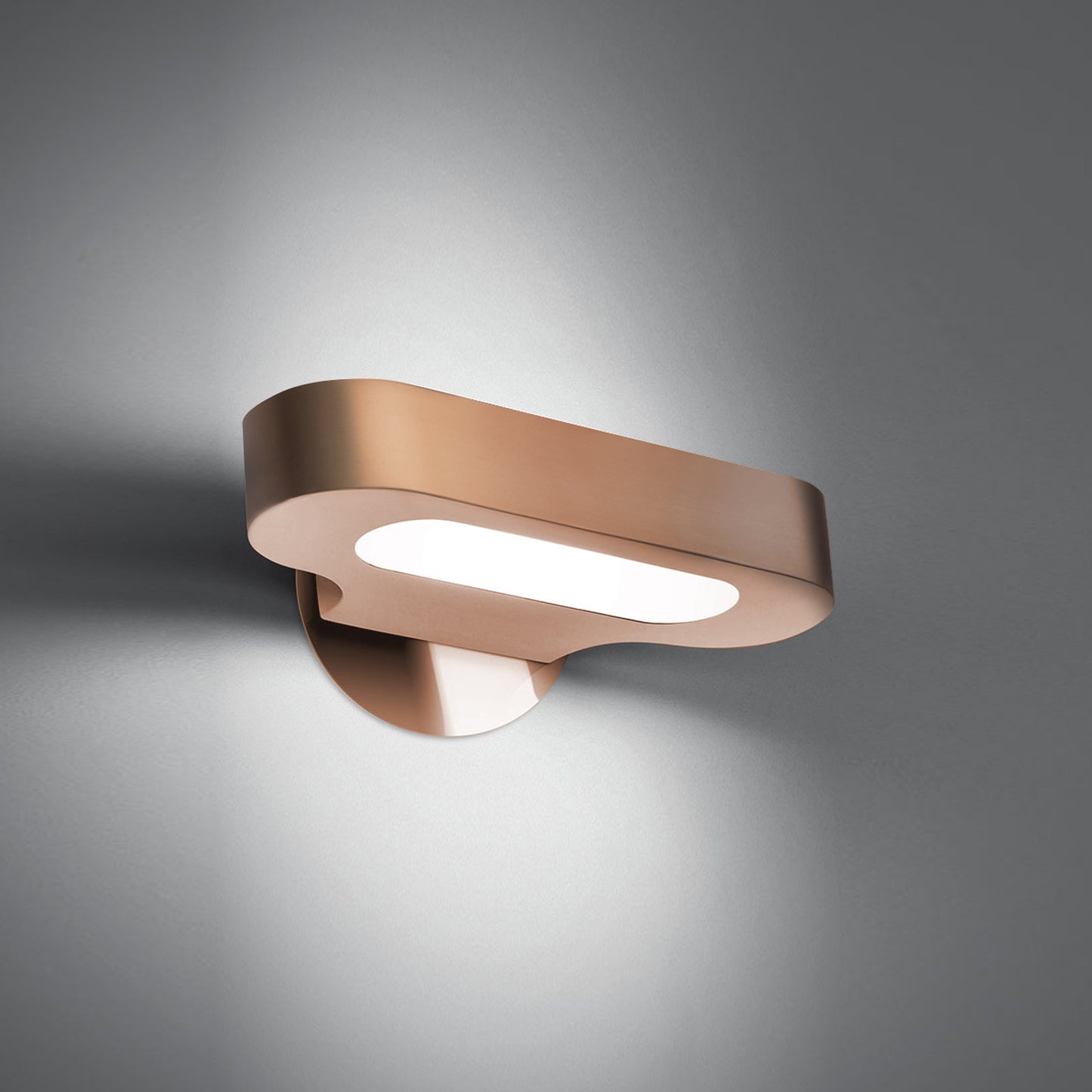 Talo Mini LED Wall Light in Satin Copper (20W/2700K LED).