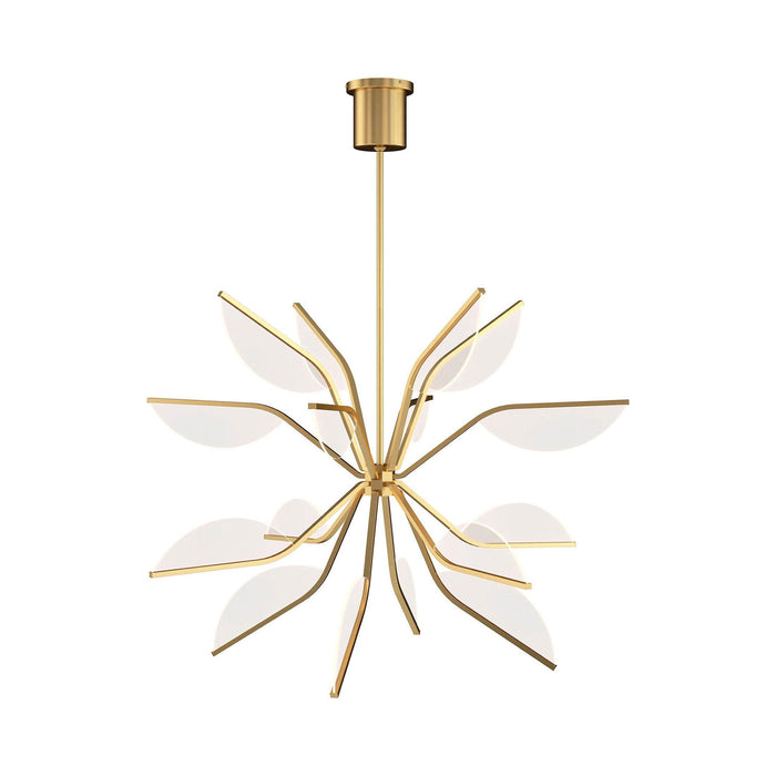Belterra LED Globe Chandelier in Natural Brass (Small).