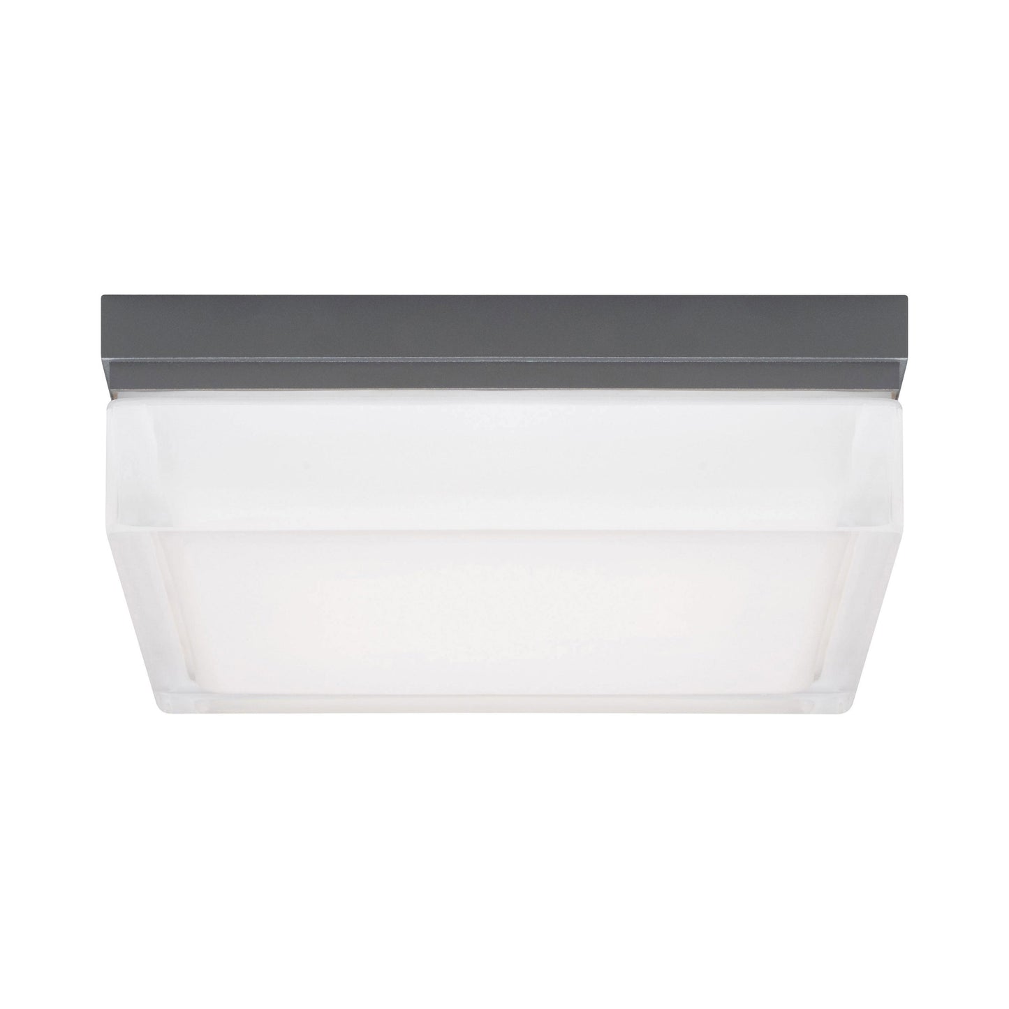 Boxie Outdoor LED Ceiling / Wall Light in Charcoal (Large).
