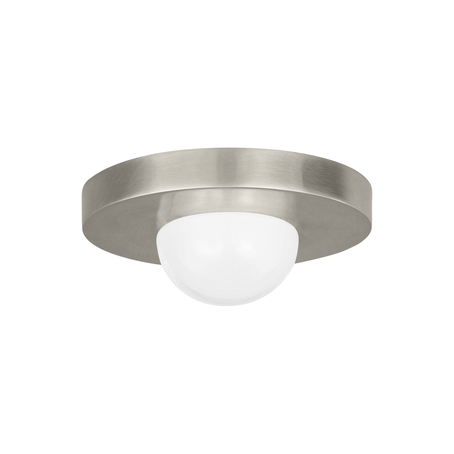 Ebell LED Flush Mount Ceiling Light in Antique Nickel (Mini).