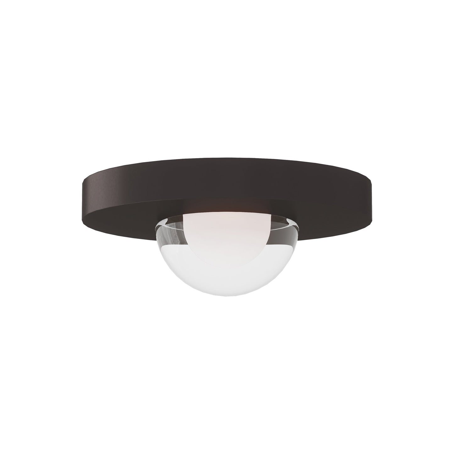 Ebell LED Flush Mount Ceiling Light in Dark Bronze (Mini).