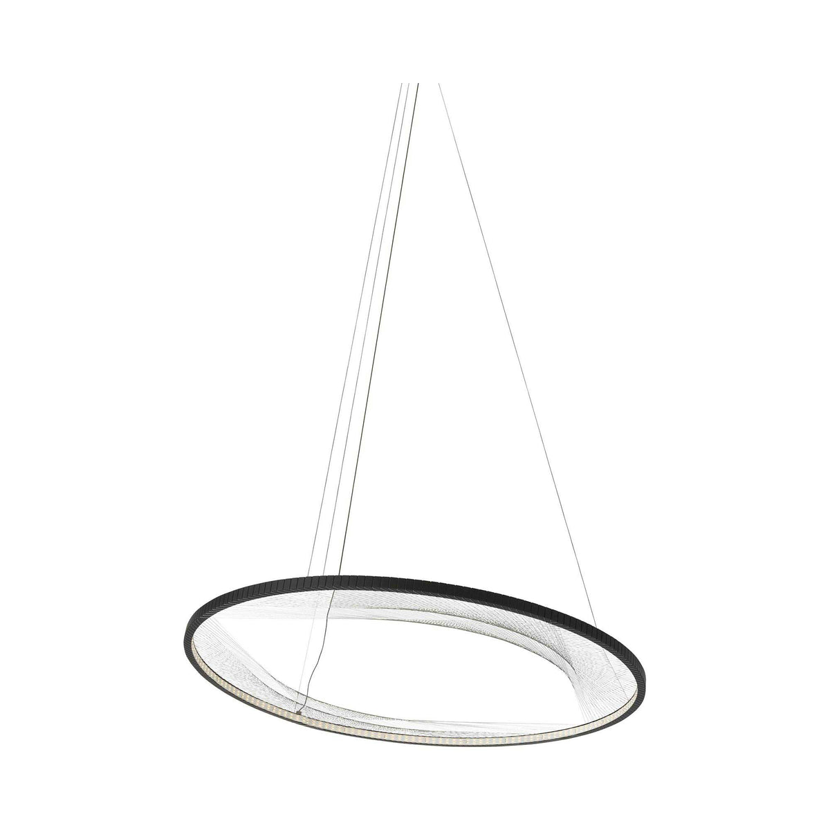 Interalce LED Chandelier in Black (Large).