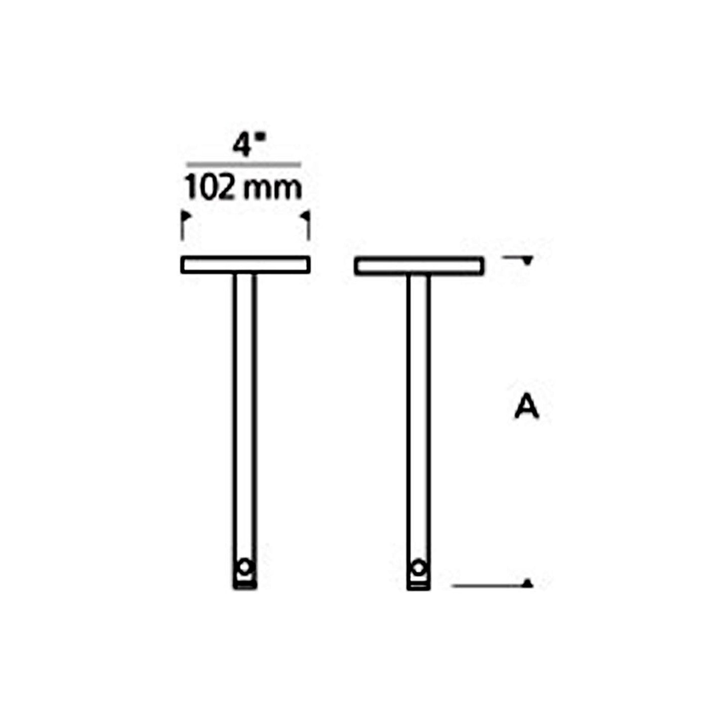 Kable Lite Heavy Duty Standoffs - line drawing.