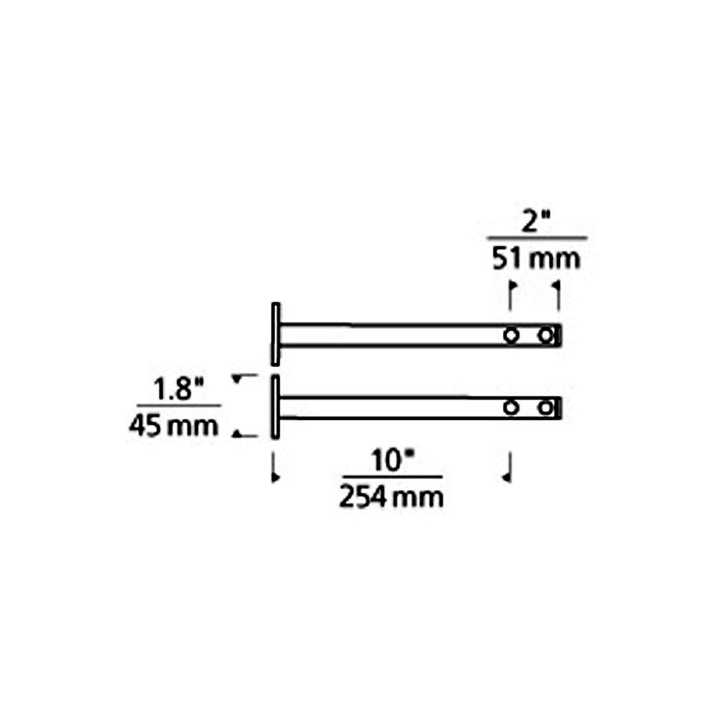 Kable Lite Outside Rigger - line drawing.