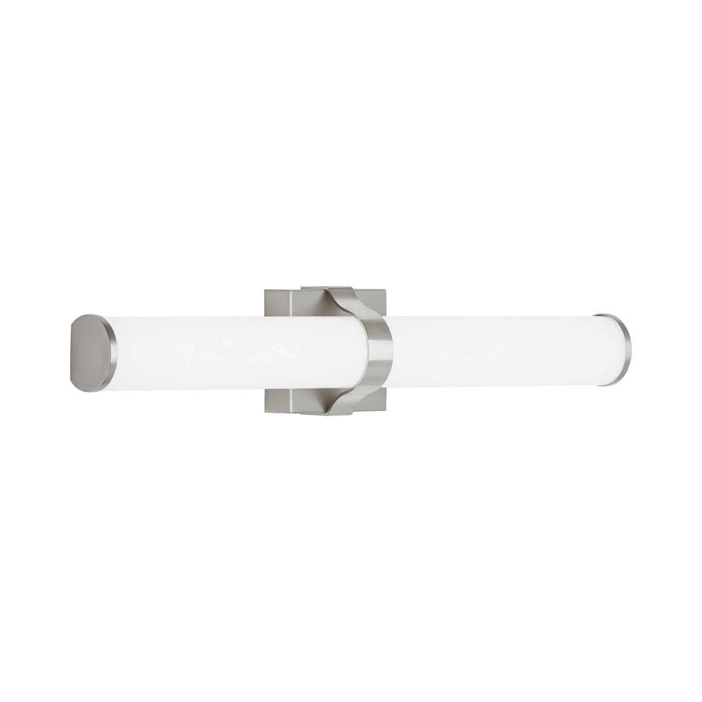 Lynk LED Bath Vanity Light in Satin Nickel.