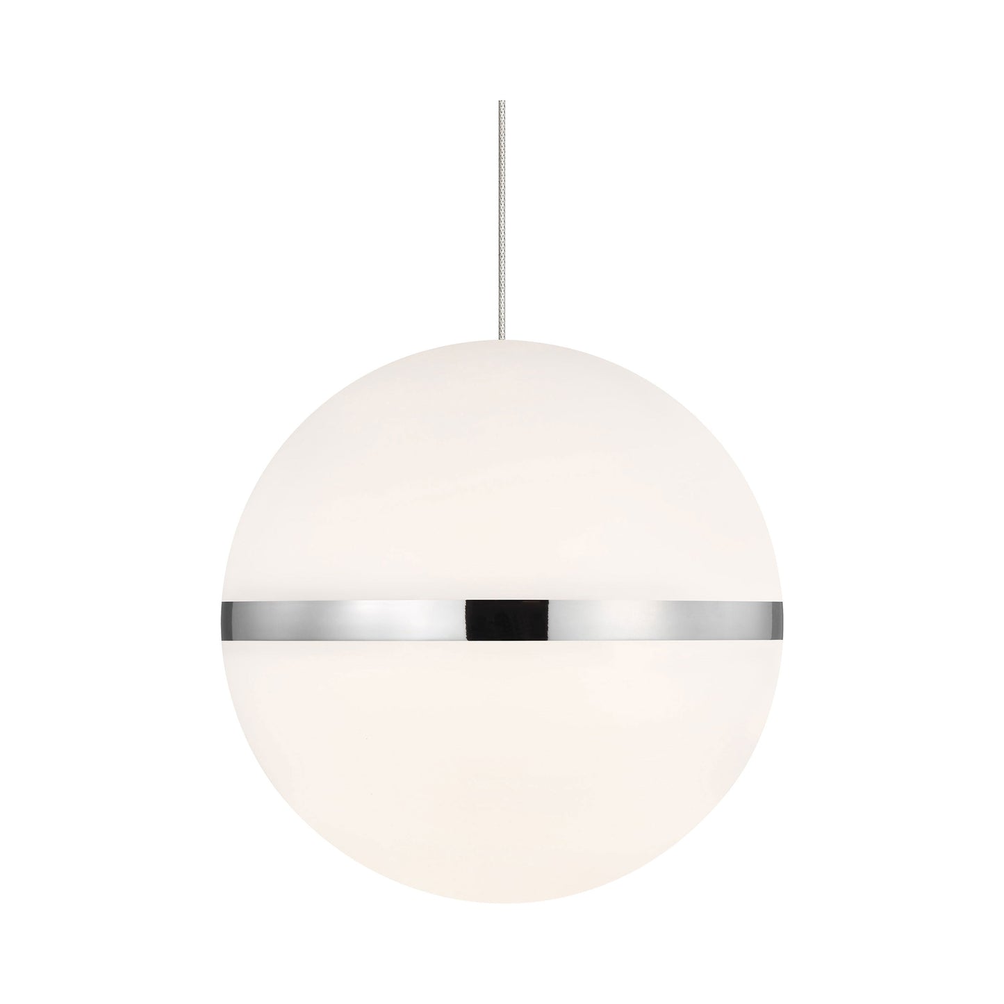Mini Hanea Low Voltage Pendant Light in Satin Nickel.