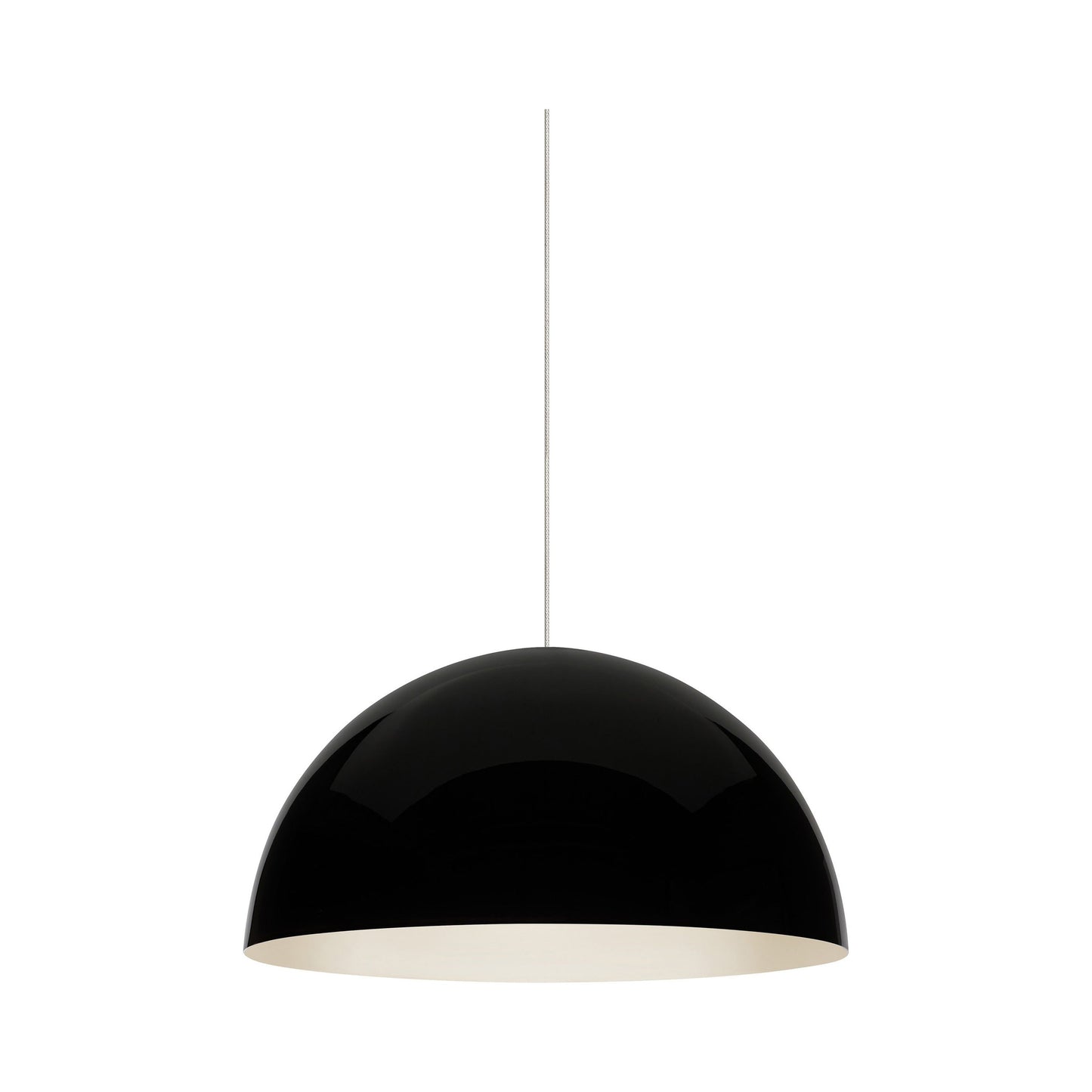 Mini Powell Street LED Low Voltage Pendant Light in Black/White.