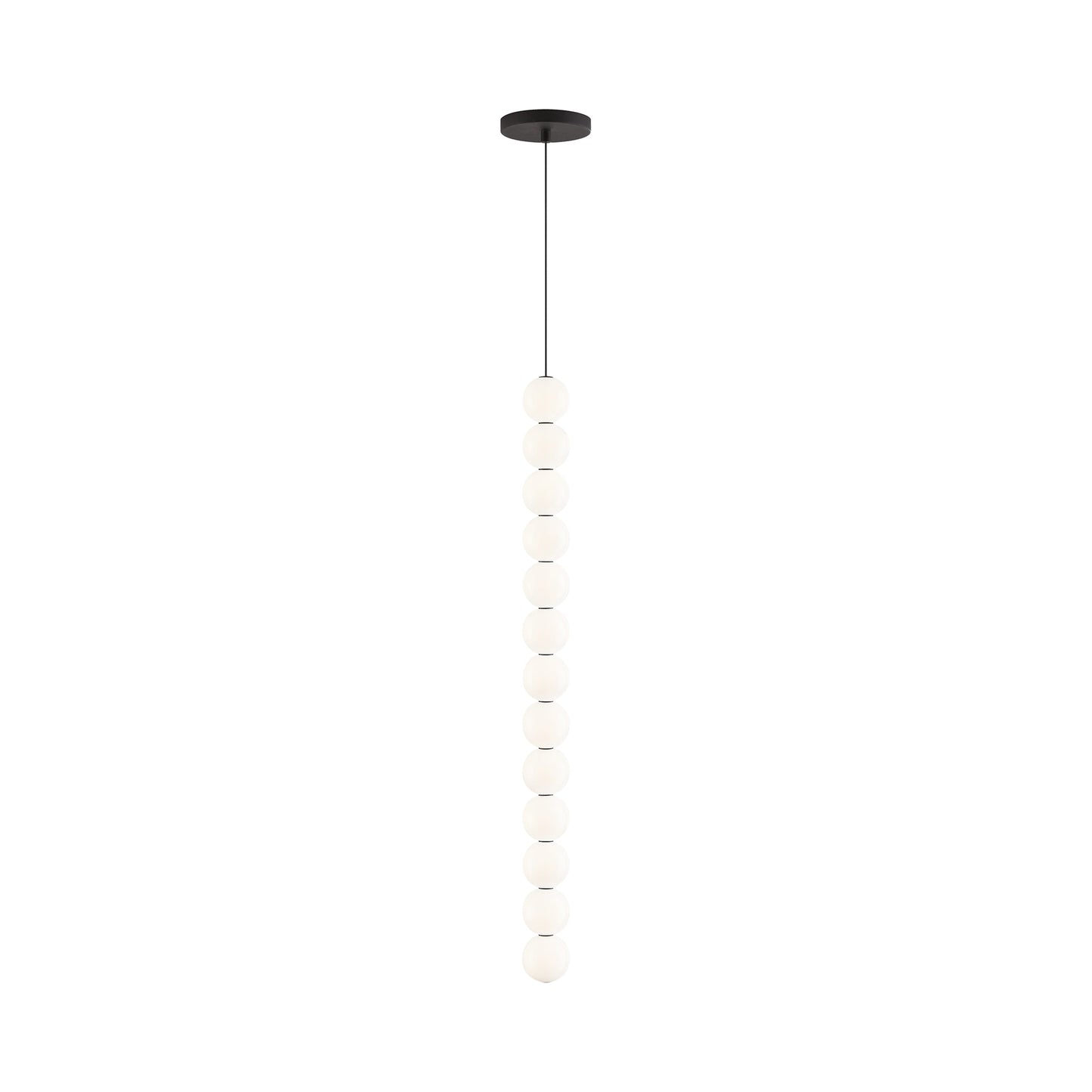 Orbet LED Pendant Light in Nightshade Black (13-Light).