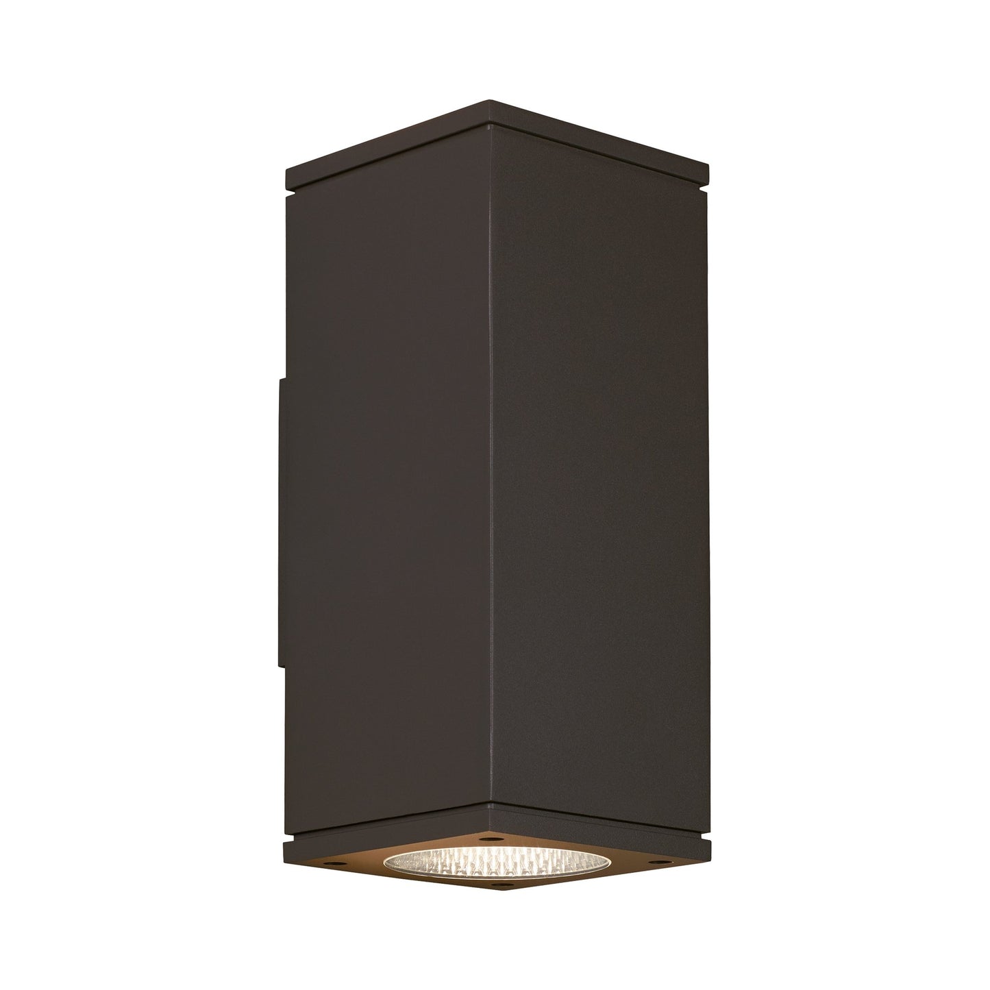 Tegel 12 Downlight Outdoor LED Wall Light in Bronze.