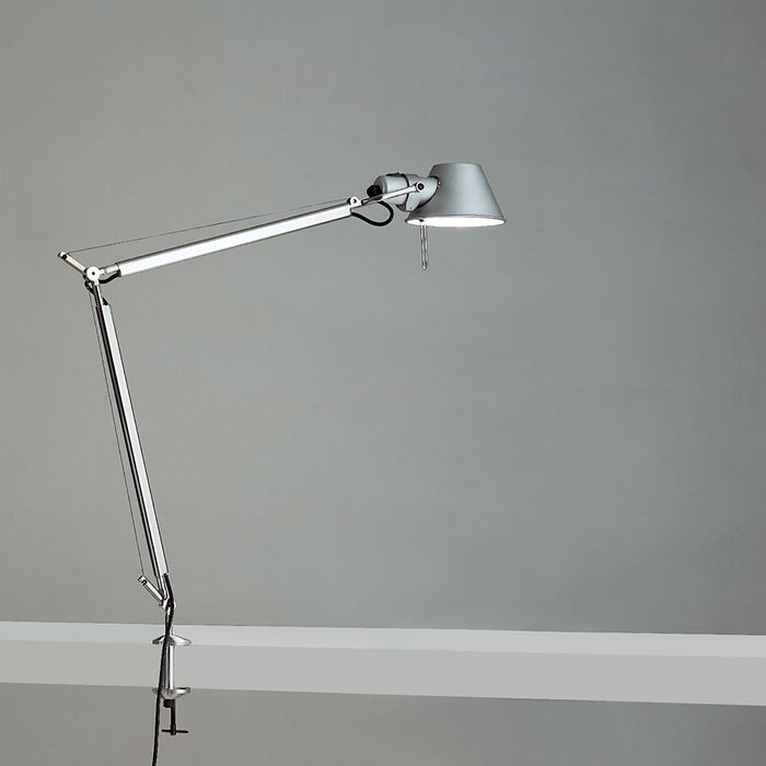 Tolomeo Classic LED Table Lamp in Aluminum/Clamp/10.7W.