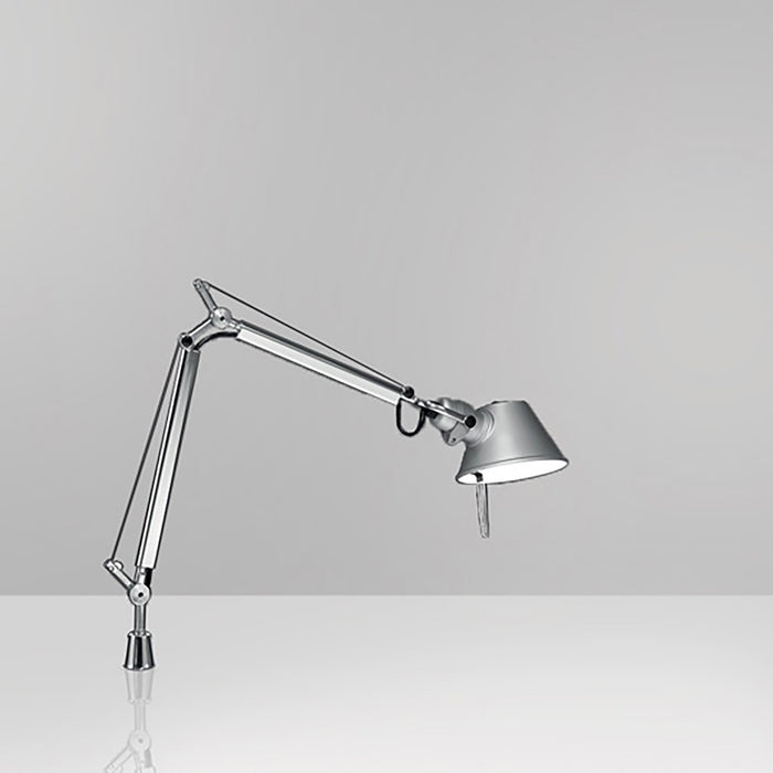 Tolomeo Micro LED Table Lamp in Aluminum/Inset Pivot/8W.