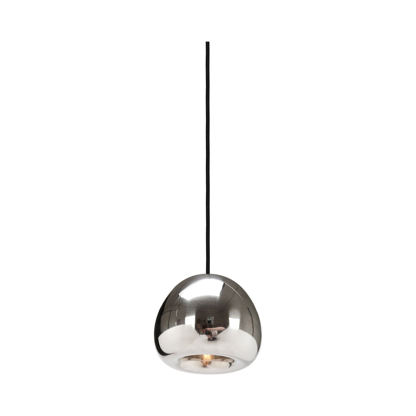 Void LED Mini Pendant Light in Steel.