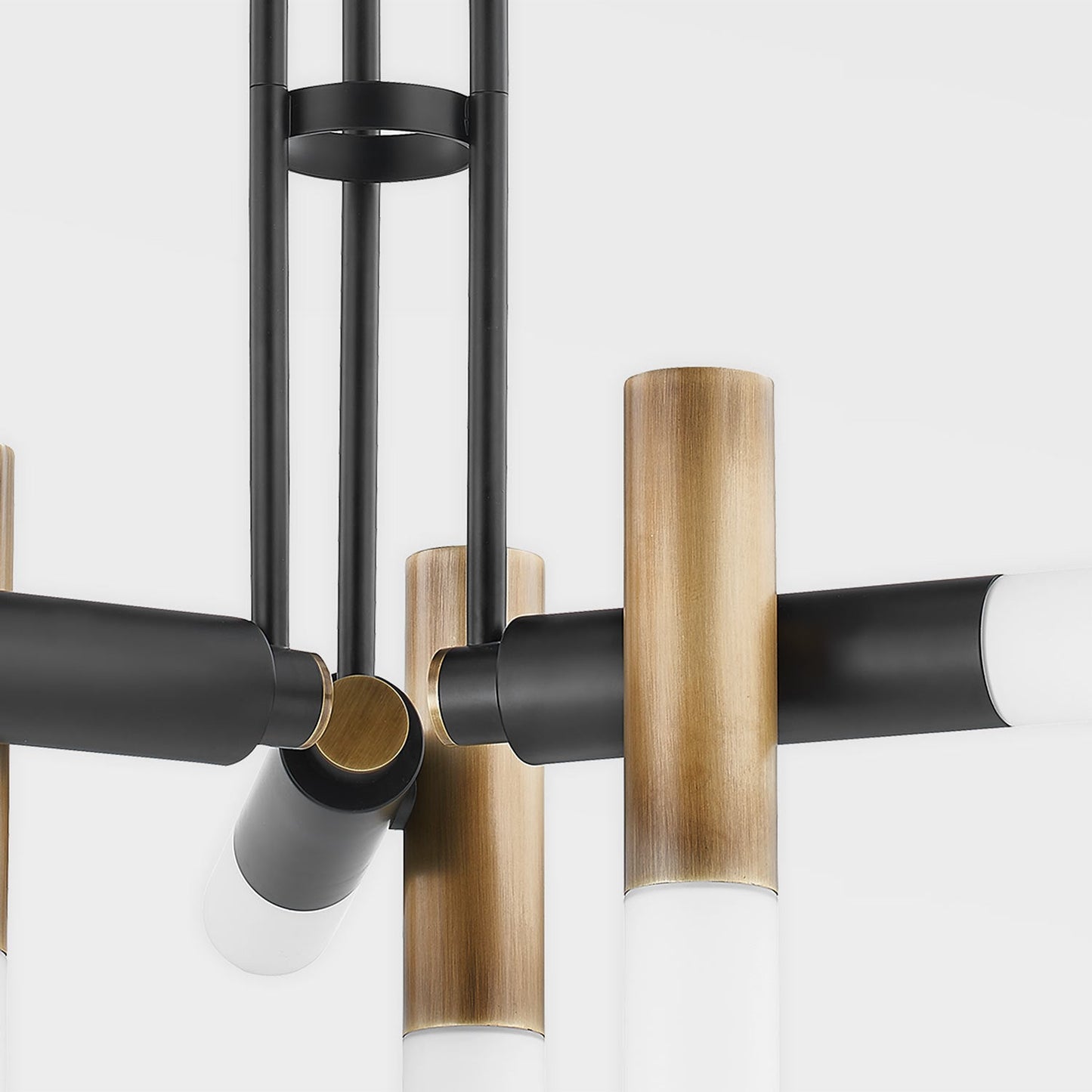 Koa Chandelier in Detail.