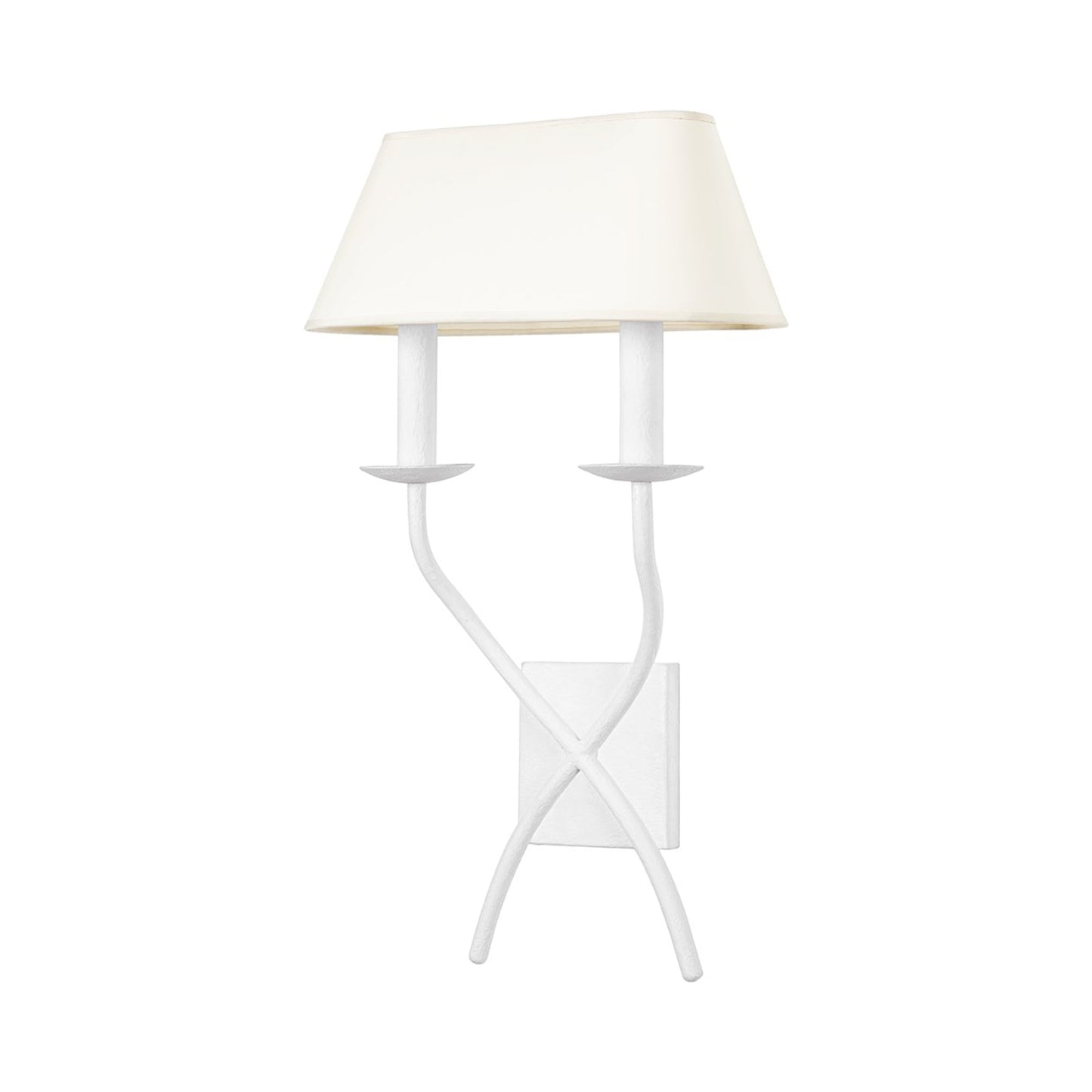 Lomita Wall Light in Gesso White (2-Light).