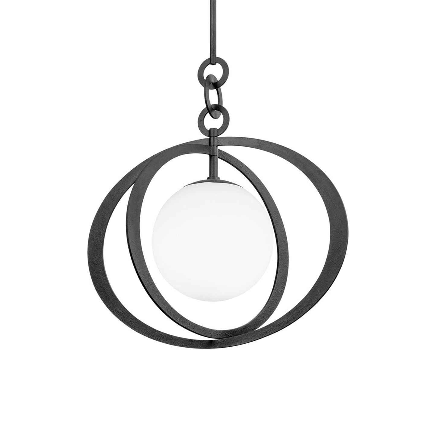 Olancha Pendant Light in Black Iron (Large).