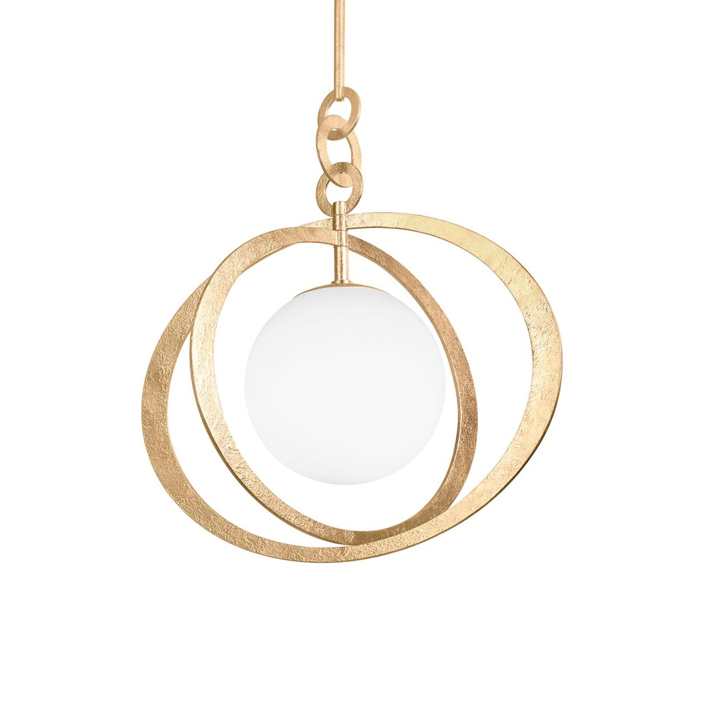 Olancha Pendant Light in Vintage Gold Leaf (Large).