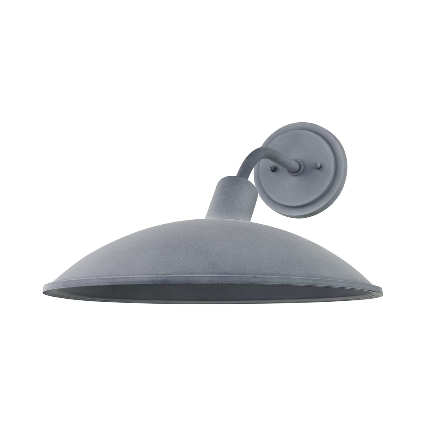 Otis Outdoor Wall Light in Weathered Zinc (Large).