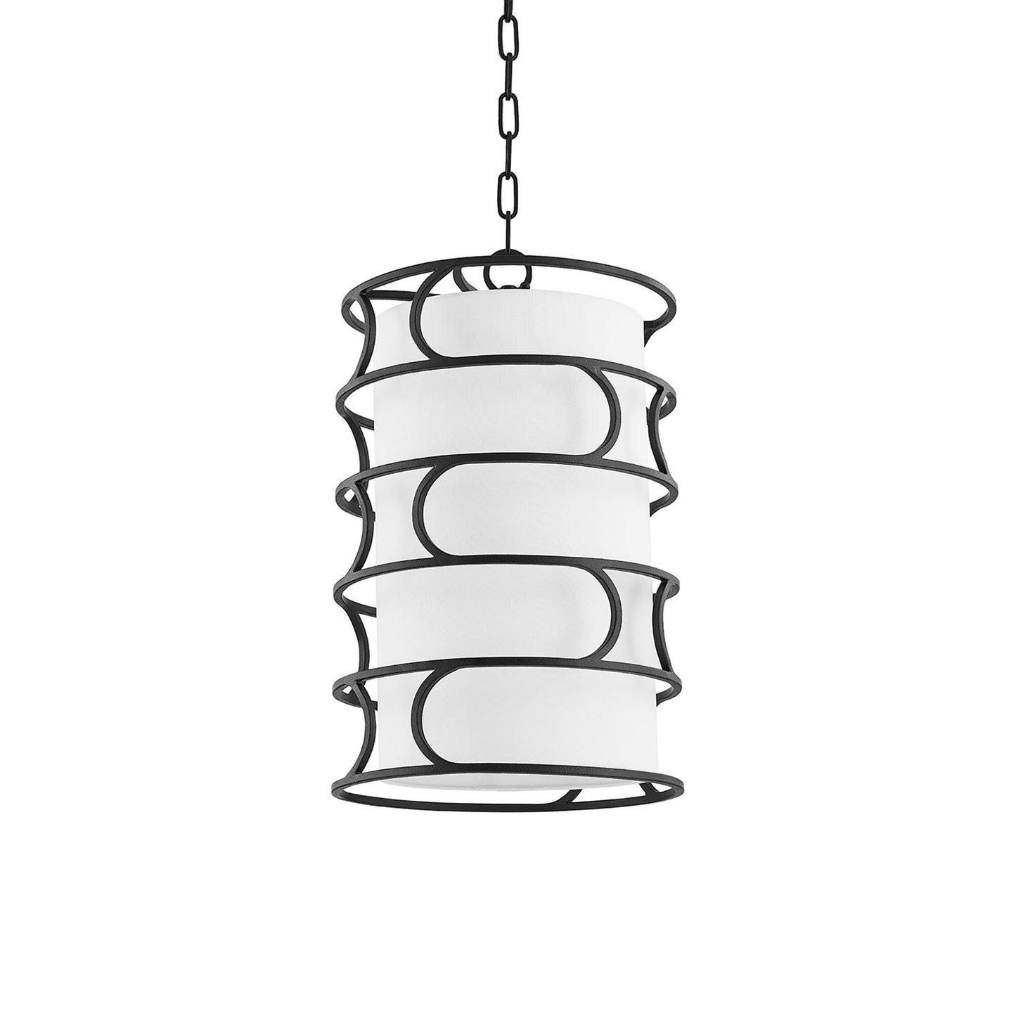 Reedley Pendant Light in Forged Iron (3-Light).
