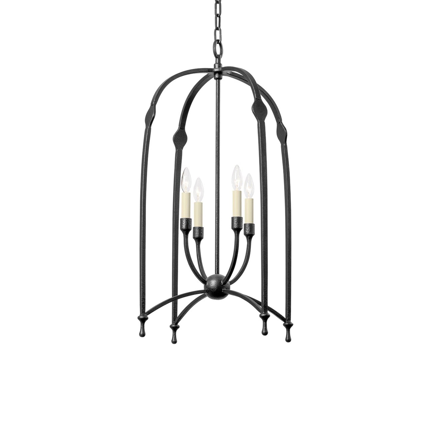 Rhett Pendant Light in Black Iron (Large).
