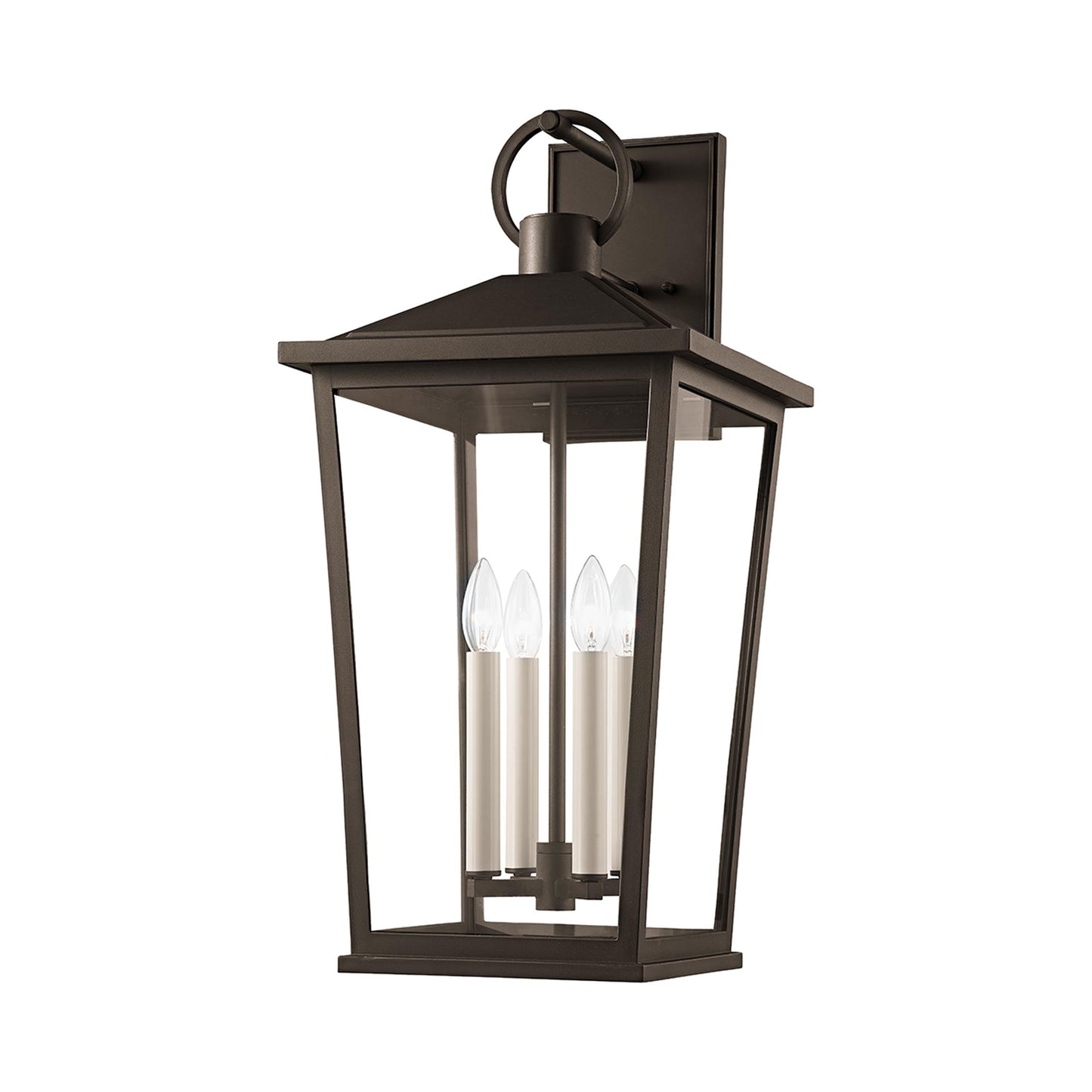 Soren Outdoor Wall Light in Textured Bronze with Highlights (4-Light).