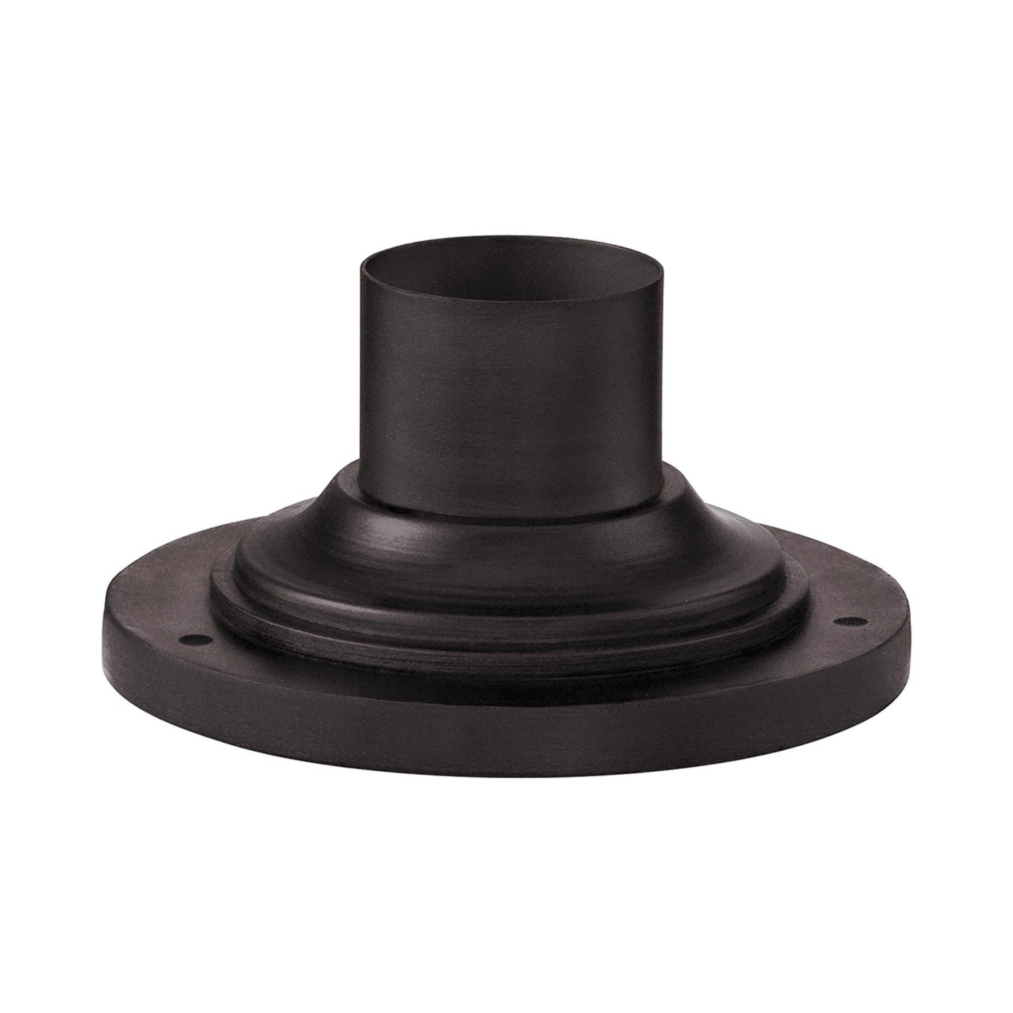 Square Outdoor Pier Mount in Textured Bronze (Round).