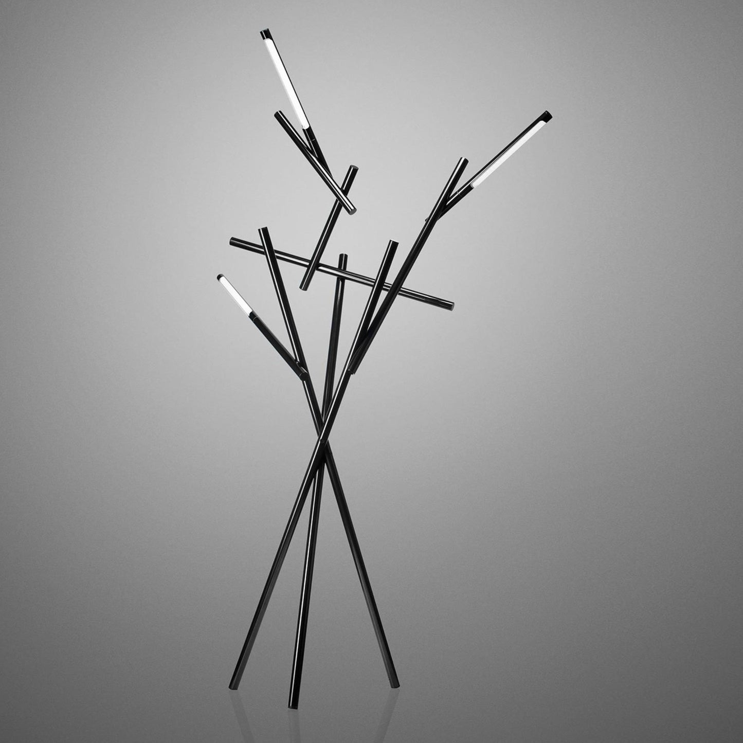Tuareg LED Floor Lamp in Black.