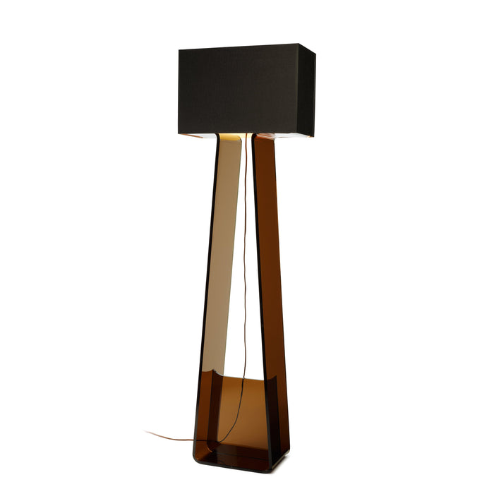 Tube Top Floor Lamp in Charcoal/Charcoal.
